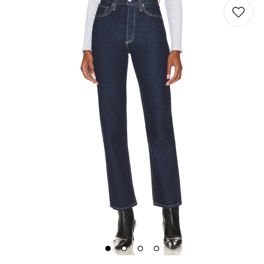 Agolde 90s Pinch Jeans in Whisper sz 26